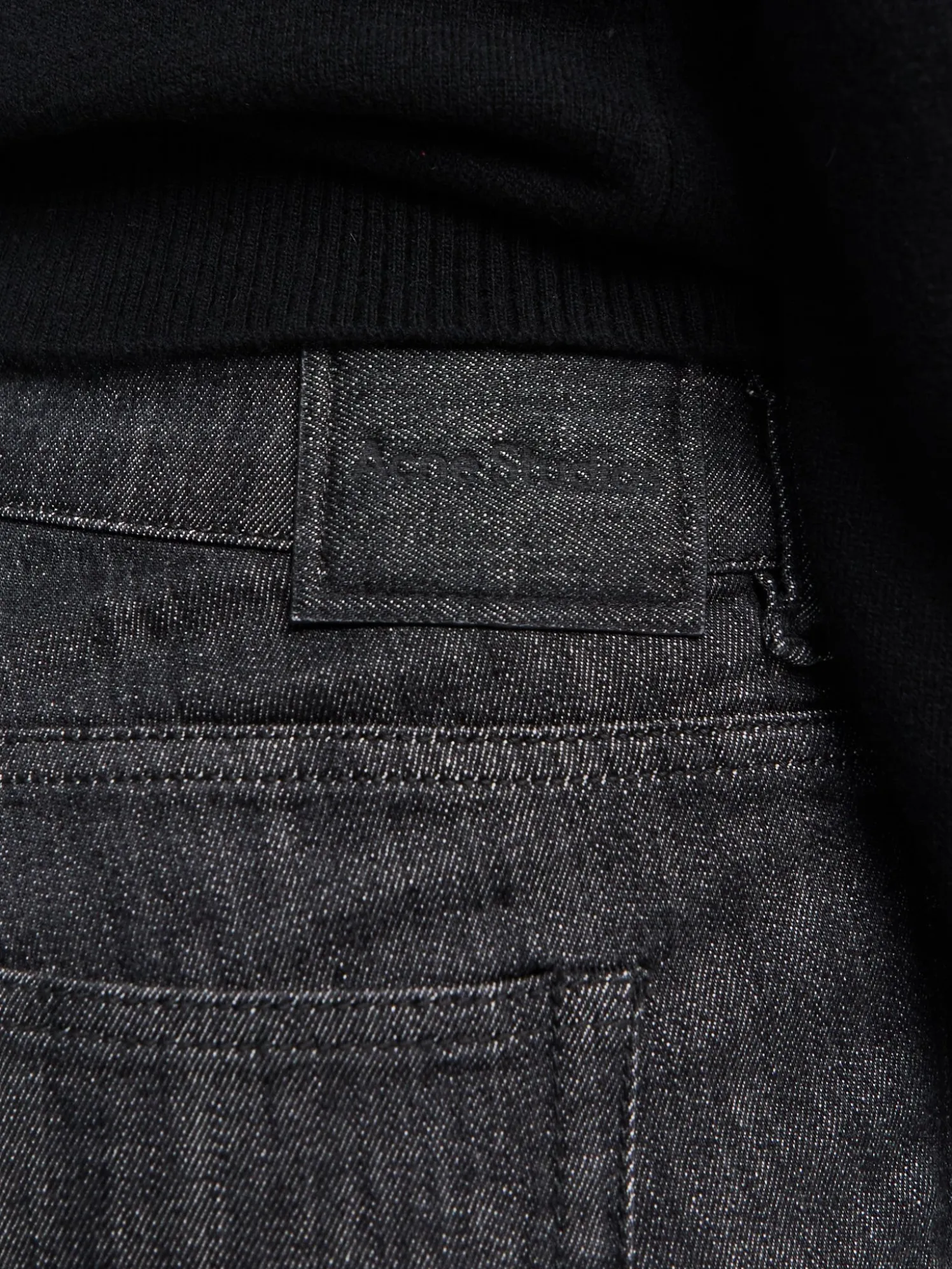 Skinny Fit 2013F Black Roots Jeans i Sort
