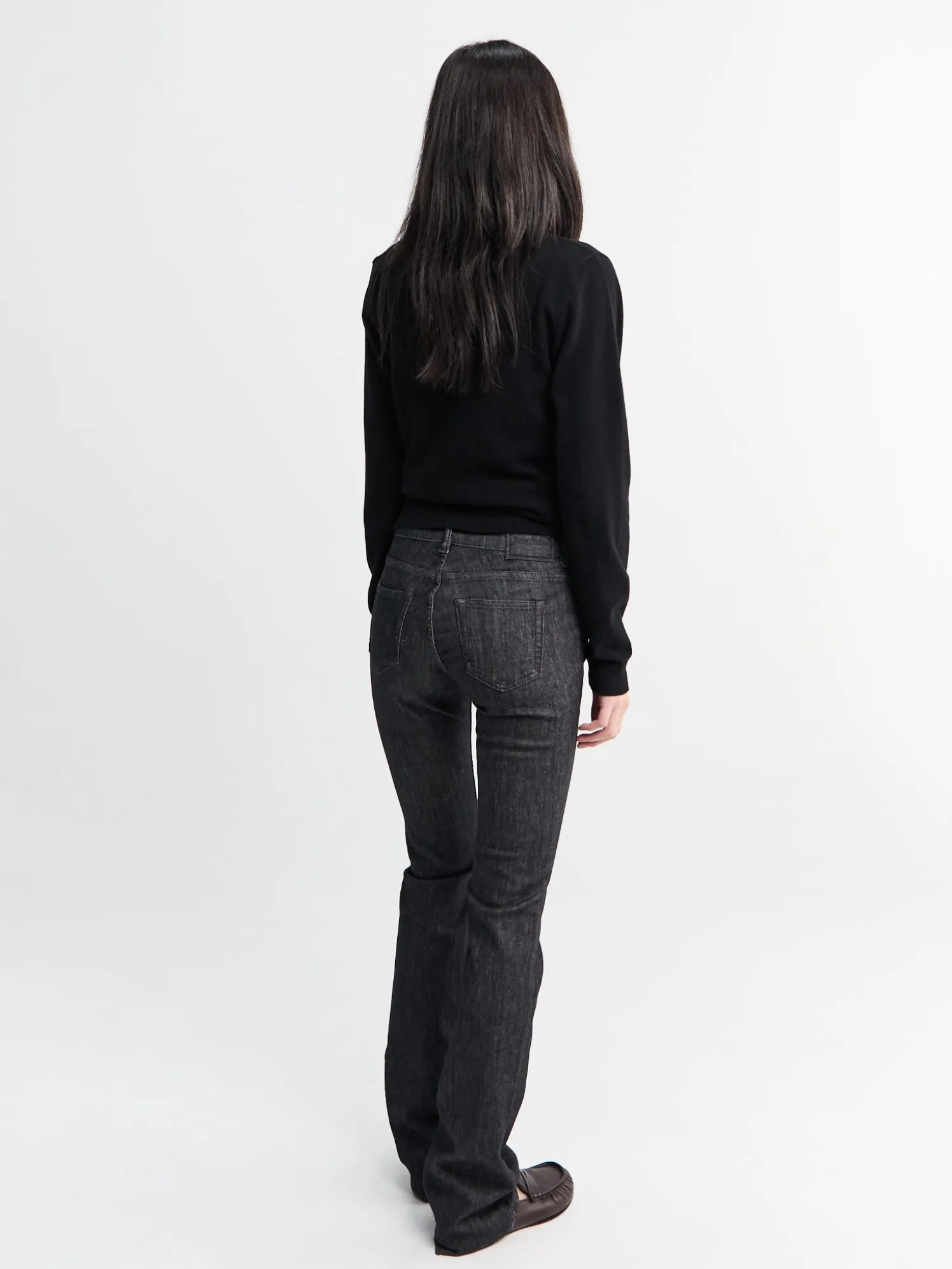 Skinny Fit 2013F Black Roots Jeans i Sort