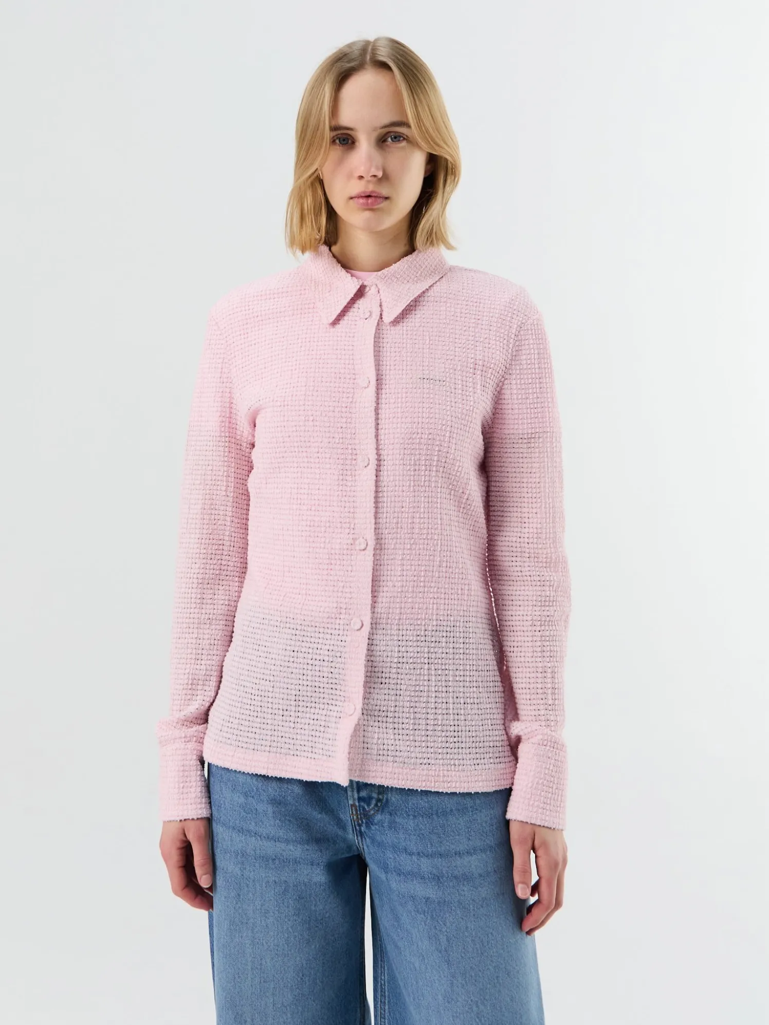 Skjorte LS i Candy Pink