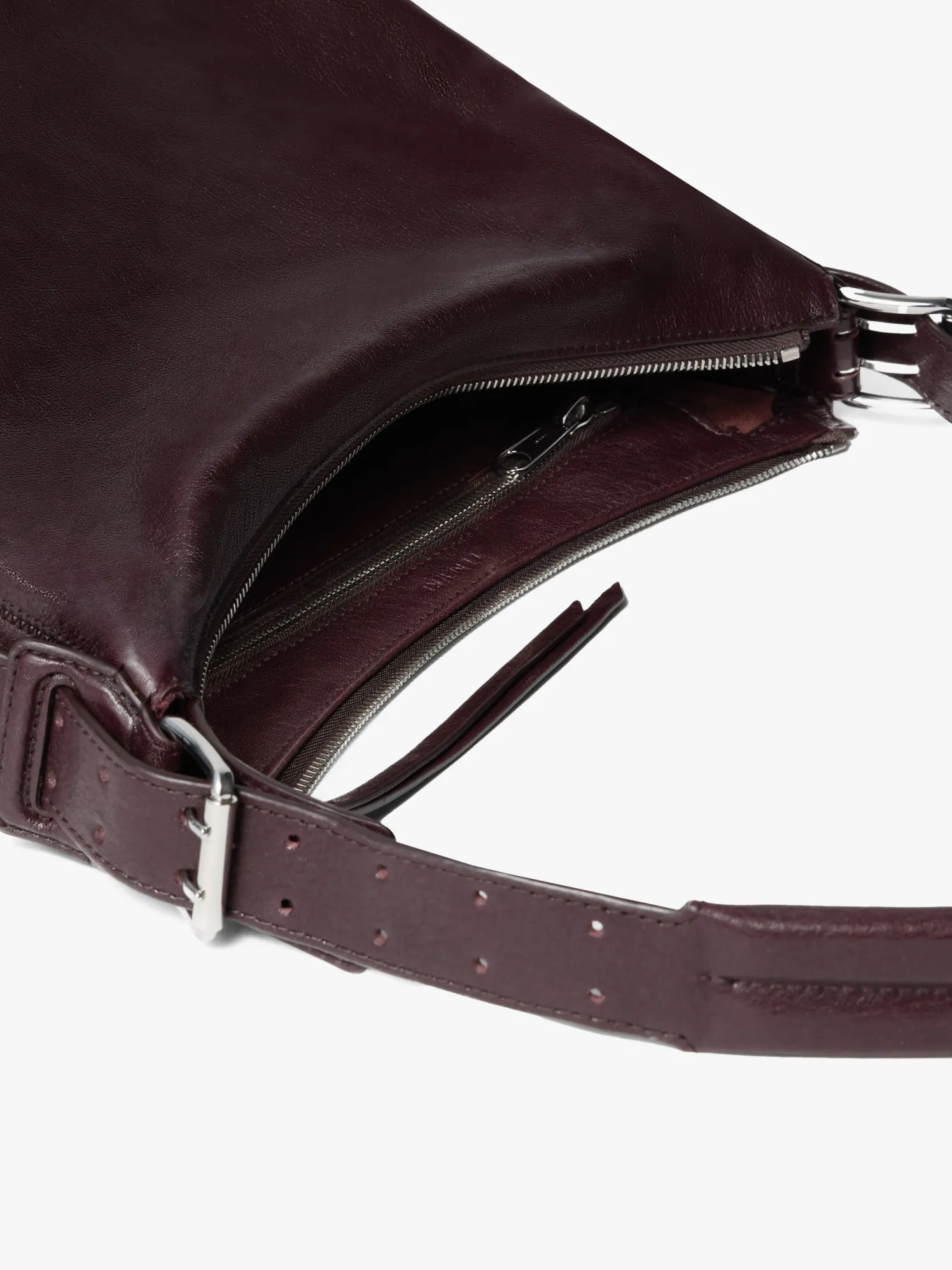 Small Belted Hobo Bag i Chianti