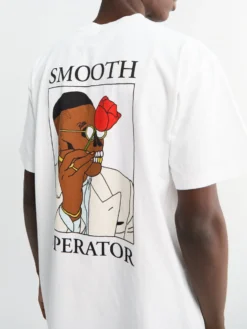 Smooth Opetator T-Shirt i Hvid