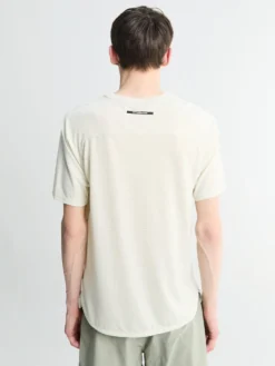 Solar Chase kortærmet Dri-Fit Top i Sea Glass og Summit White