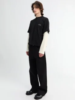 Sorte Raw Selvedge Jeans i Sort