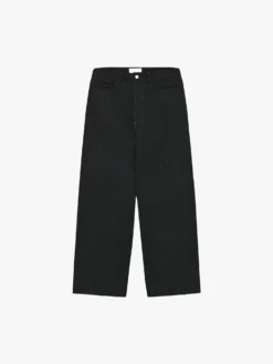 Sorte Raw Selvedge Jeans i Sort
