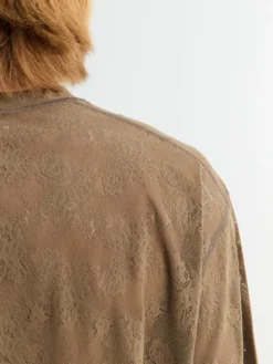 Space-Lace T-shirt i Shitake SA