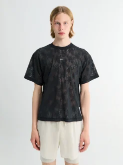 Space-Lace T-shirt i Sort SA