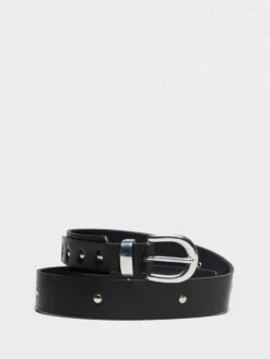Stud Bælte 3,5cm i Sort