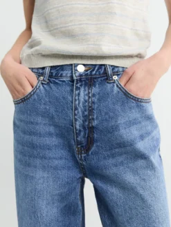 Summer Relaxed Jeans i Klassisk Blå