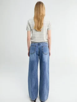 Summer Relaxed Jeans i Klassisk Blå