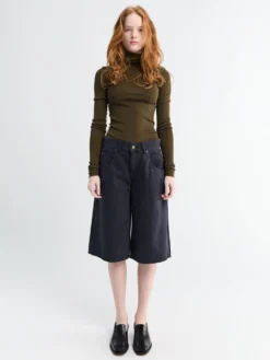 Super Baggy Jorts i Chipped Black Oyster