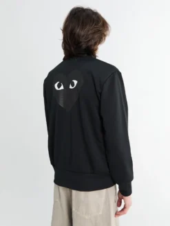 Sweatshirt med Sort Emblem i Sort