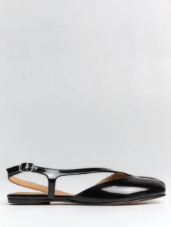 Tabi Flat Slingback i Sort
