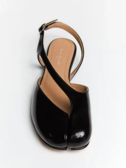 Tabi Flat Slingback i Sort