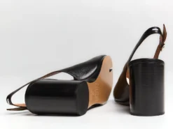 Tabi Wedge Slingback i Sort