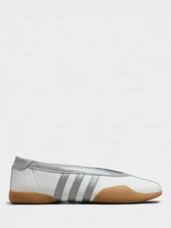Taekwondo Mei Ballet Sko i Cloud White, Silver Metallic, Gum