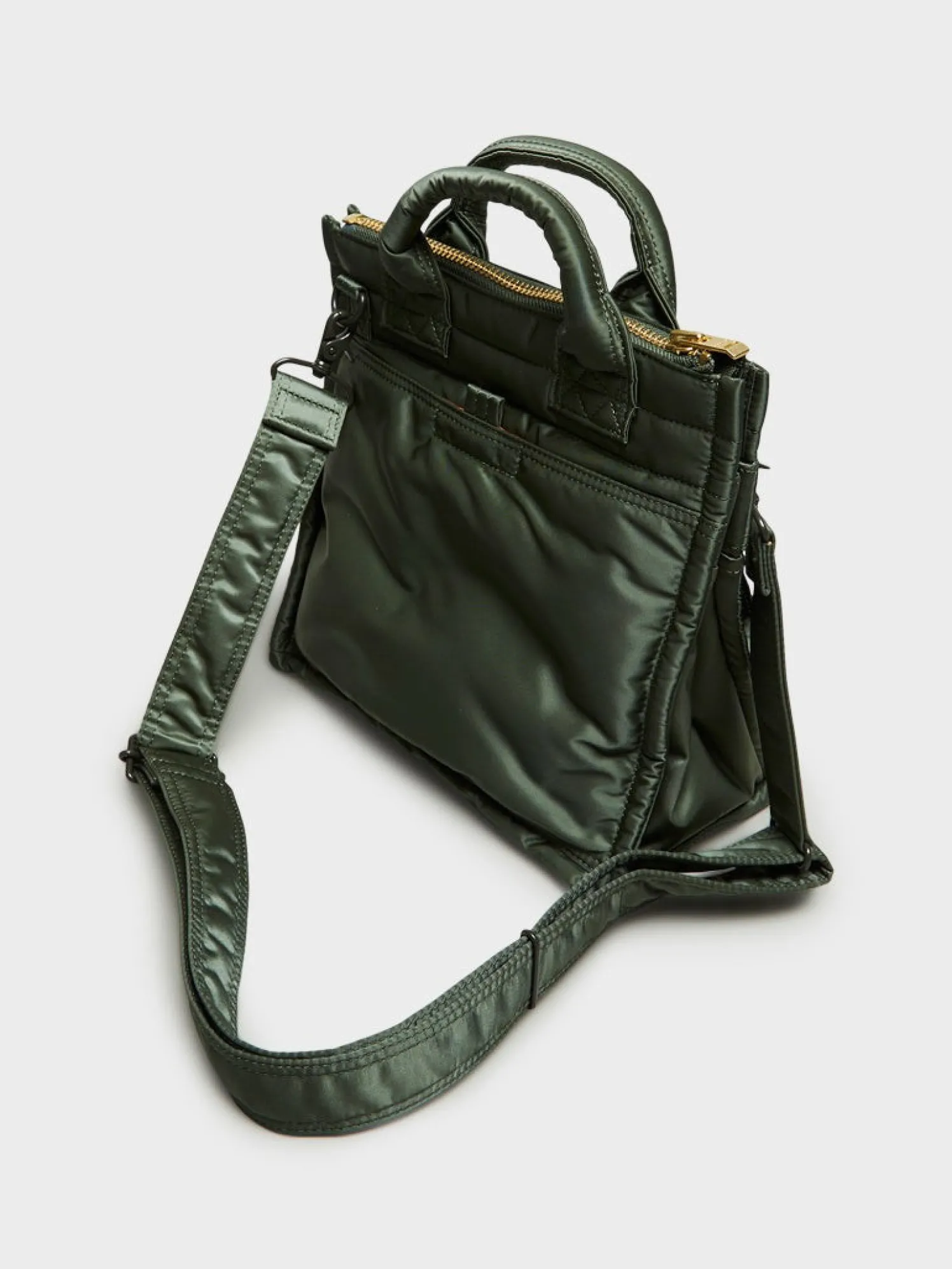 Tanker Square Tote Bag i Salviegrøn