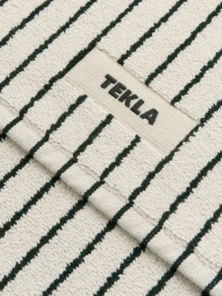 Terry Bademåtte i Racing Green Stripes