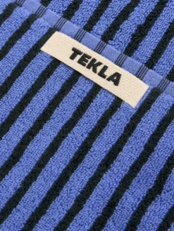 Terry Håndklæde i Blå og Sort