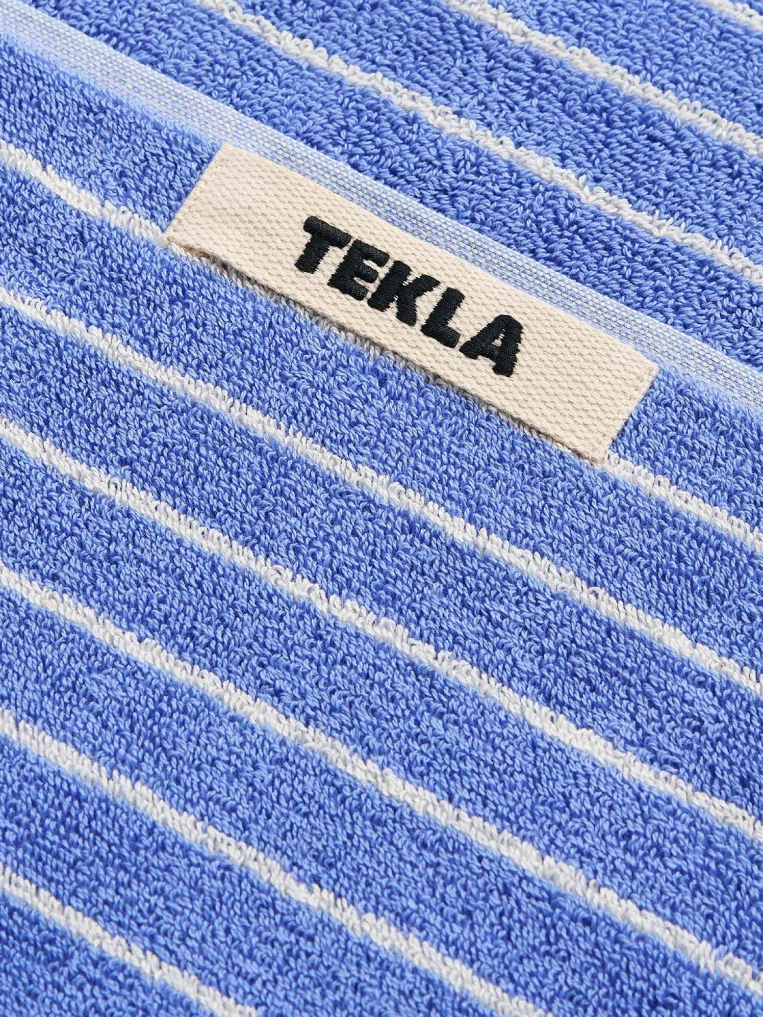 Terry Håndklæde i Clear Blue Stripes