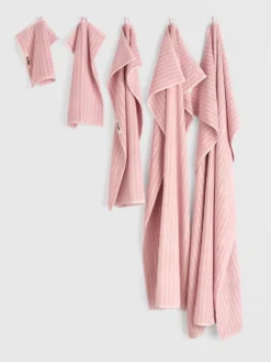 Terry Håndklæde i Shaded Pink Stripes