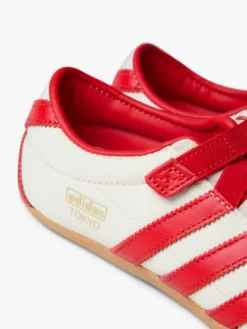 Tokyo MJ Sneakers i Crewht, Rød og Goldmt