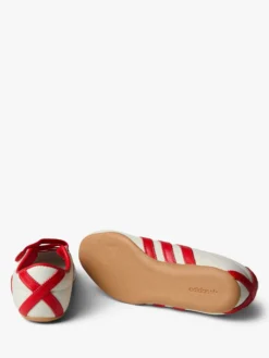 Tokyo MJ Sneakers i Crewht, Rød og Goldmt