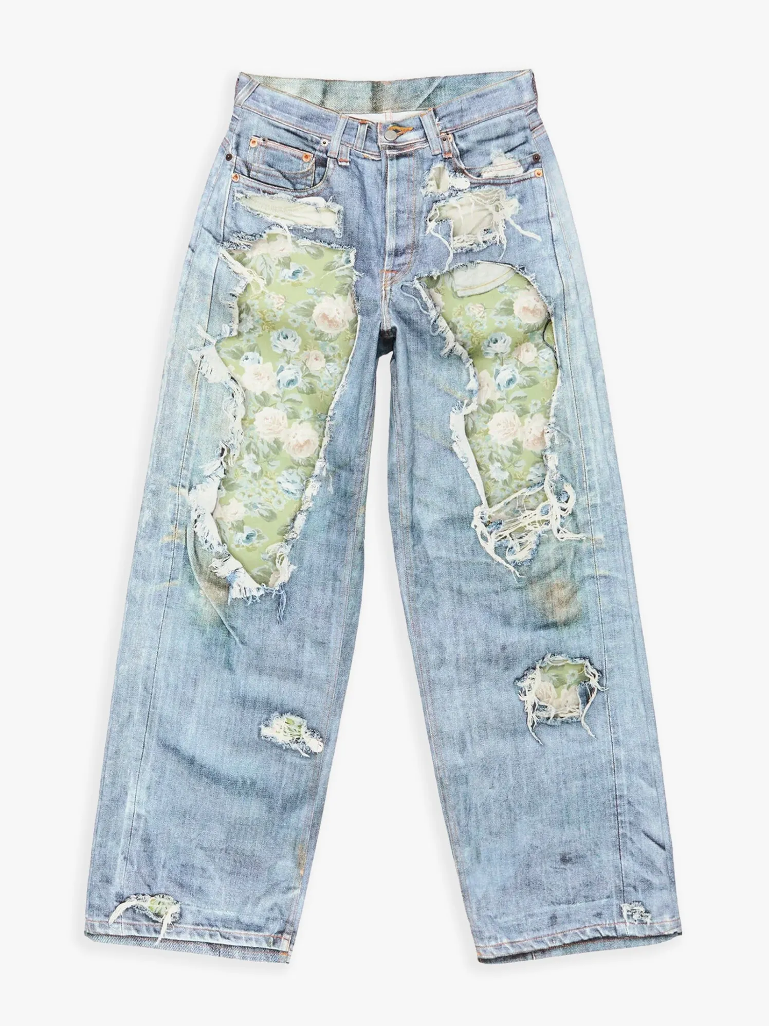 Trompe-l’œil Jeans 1981 i Blå og Grøn