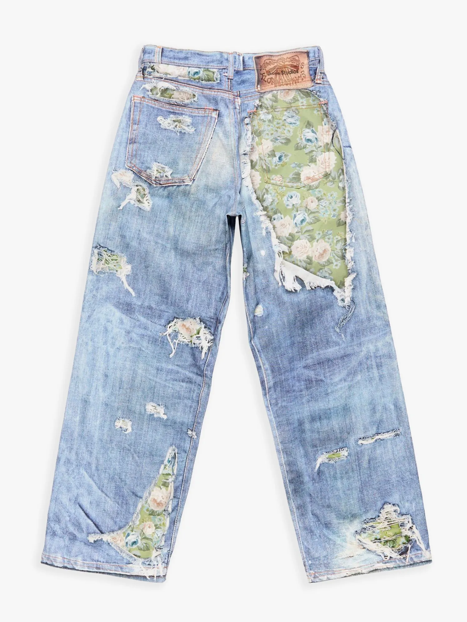 Trompe-l’œil Jeans 1981 i Blå og Grøn