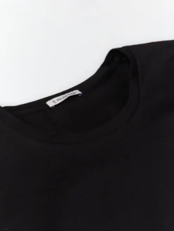 T-shirt med korte ærmer i sort