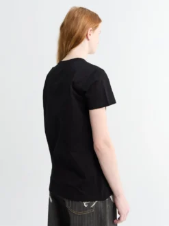 T-shirt med korte ærmer i sort