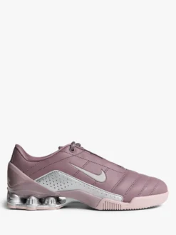 T90 Shox Magia QS i Taupe Grå, Metallisk Sølv og Violet Ore