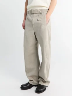 Twisted Belted Bukser i Moonstone