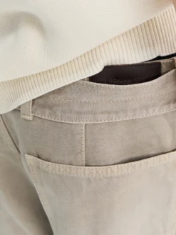 Twisted Belted Bukser i Moonstone