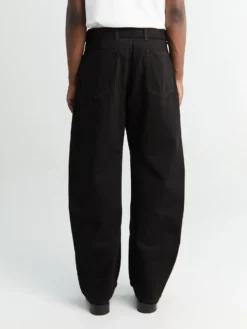 Twisted Belted Bukser i Sort