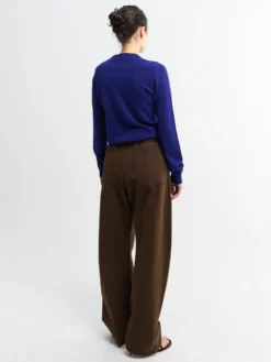 Twisted Belted Pants i Cacao