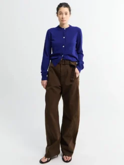 Twisted Belted Pants i Cacao