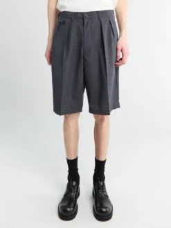 Uldshorts i Koksgrå