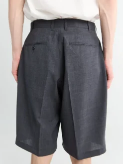 Uldshorts i Koksgrå