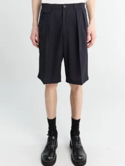 Uld Shorts i Navy