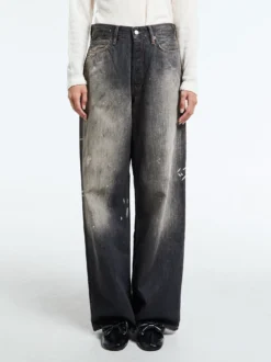 1981U Loose Fit Jeans i Black Trafalgar