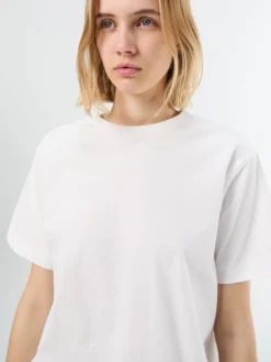 Unisex Loose T-shirt i Hvid