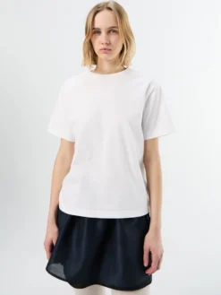 Unisex Loose T-shirt i Hvid
