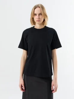 Unisex Loose T-shirt i Sort