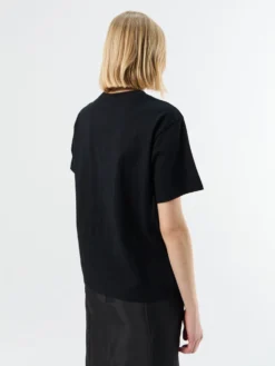 Unisex Loose T-shirt i Sort