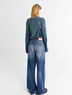 1981 U Trafalger Jeans i Mid Blue