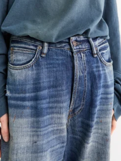 1981 U Trafalger Jeans i Mid Blue