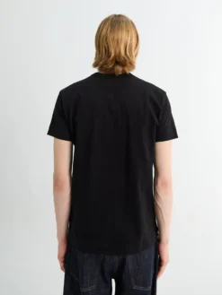 U T-Shirt Knit med Sort Heart i Sort