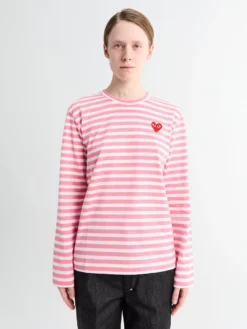 U T-Shirt Red Emblem Strik i Pink
