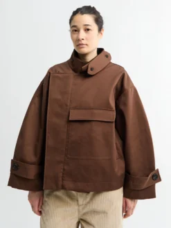 Vandafvisende trenchcoat i Dusty Brown