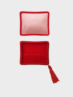 Velour Smykkeæske i Rouge et Rose